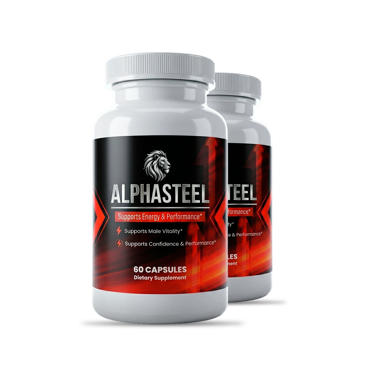 AlphaSteel men's wellness supplement